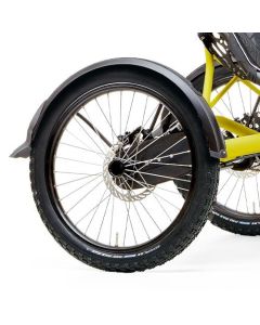 Hase Spatbord-retrofitset – voor+achter – matzwart