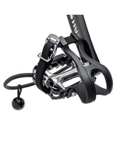 Hase Pedalen - Toe Clips en bandjes - voor volwassenen - Rechts