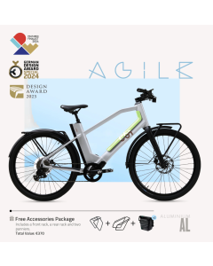 AGILE sports aluminum Zilver