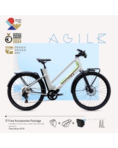 AGILE urban aluminum Zilver